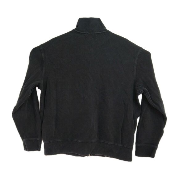 Polo by Ralph Lauren Full-Zip Sweatshirt Men's Size L Black Long Sleeves Logo - Picture 2 of 9